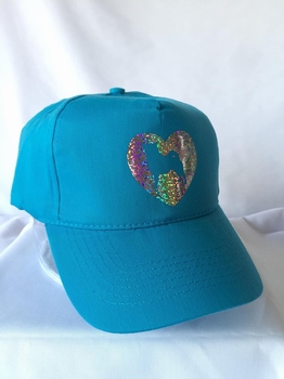 Boston 5 panel Cap Schipperke Glitter Heart