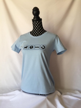 T-Shirt femme "Schipperke Eat Sleep Repeat"