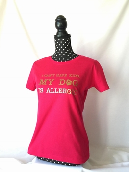 Dames T-Shirt "Allergic"