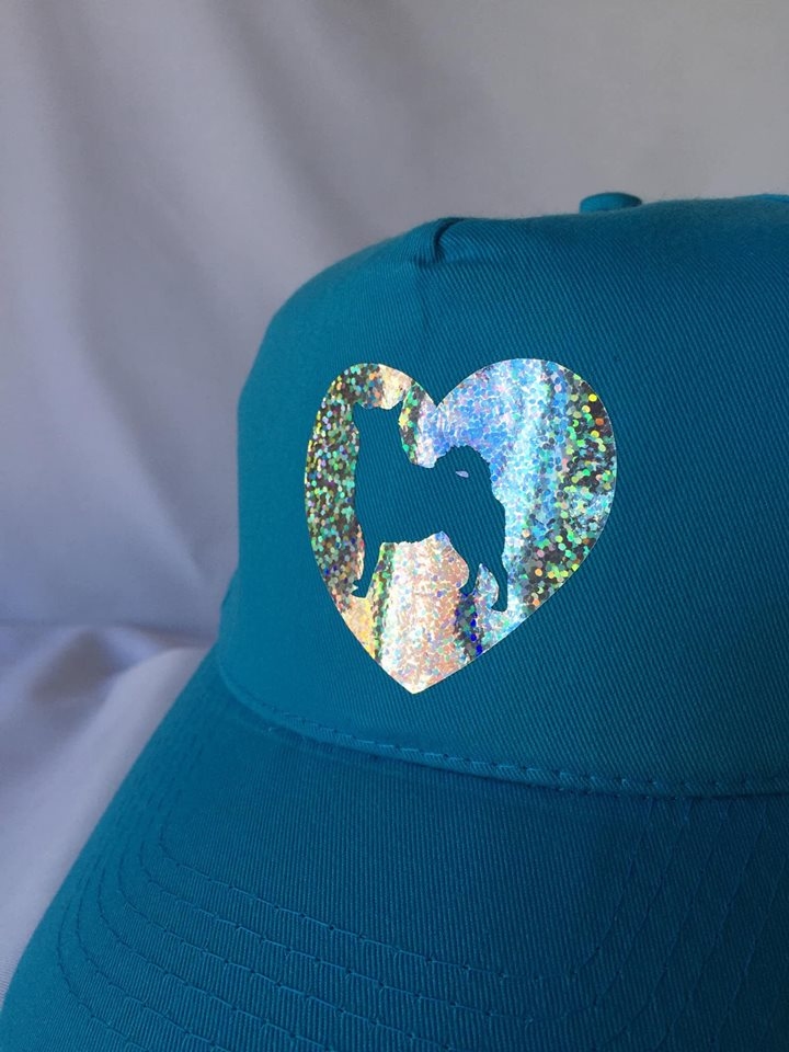 Boston 5 panel Cap Schipperke Glitter Heart